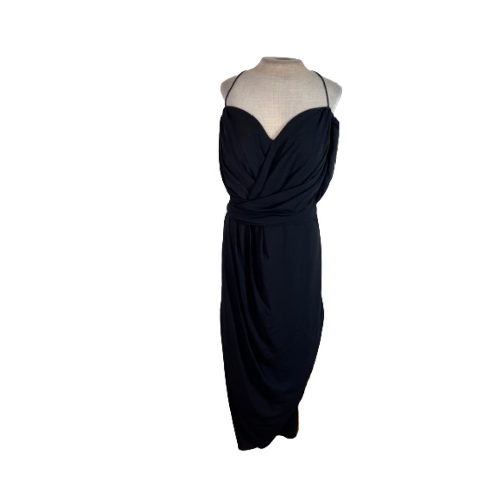 City Chic Strappy Off Shoulder Maxi Formal Dress Size 16